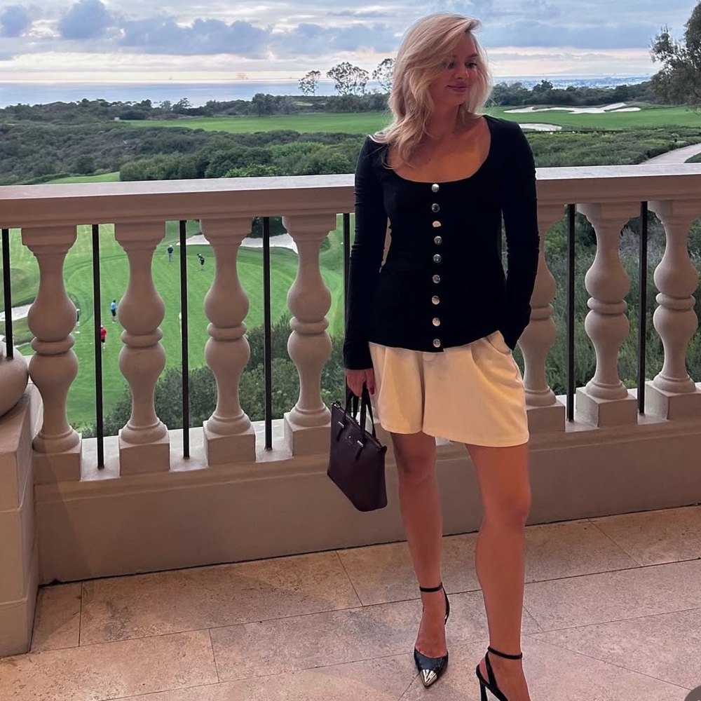 Boatneck Peplum Blazer in Black - Picture 10 of 10